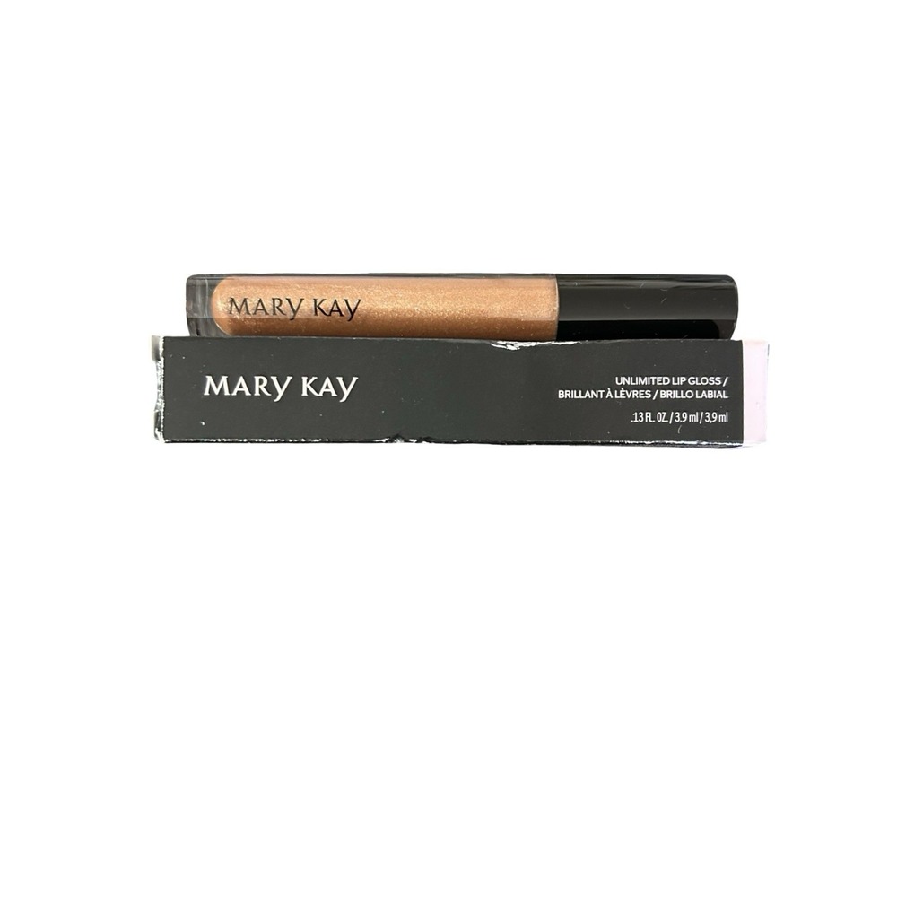 New! Mary Kay Unlimited Lip Gloss Beach Bronze #164571 Discontinued Long Tube